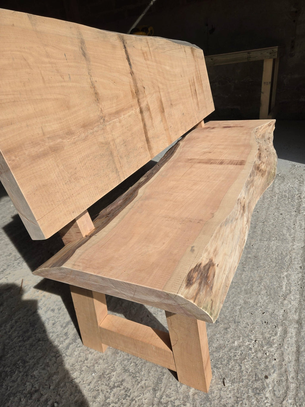 Solid Macrocarpa Bench - Inwood Solutions