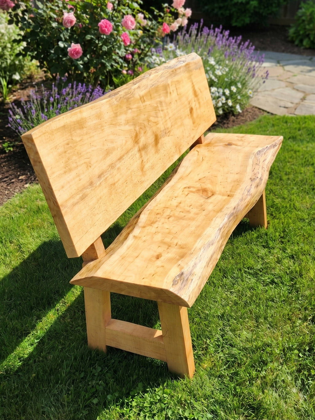 Handcrafted Macrocarpa Timber Bench - Limited Edition - Inwood Solutions