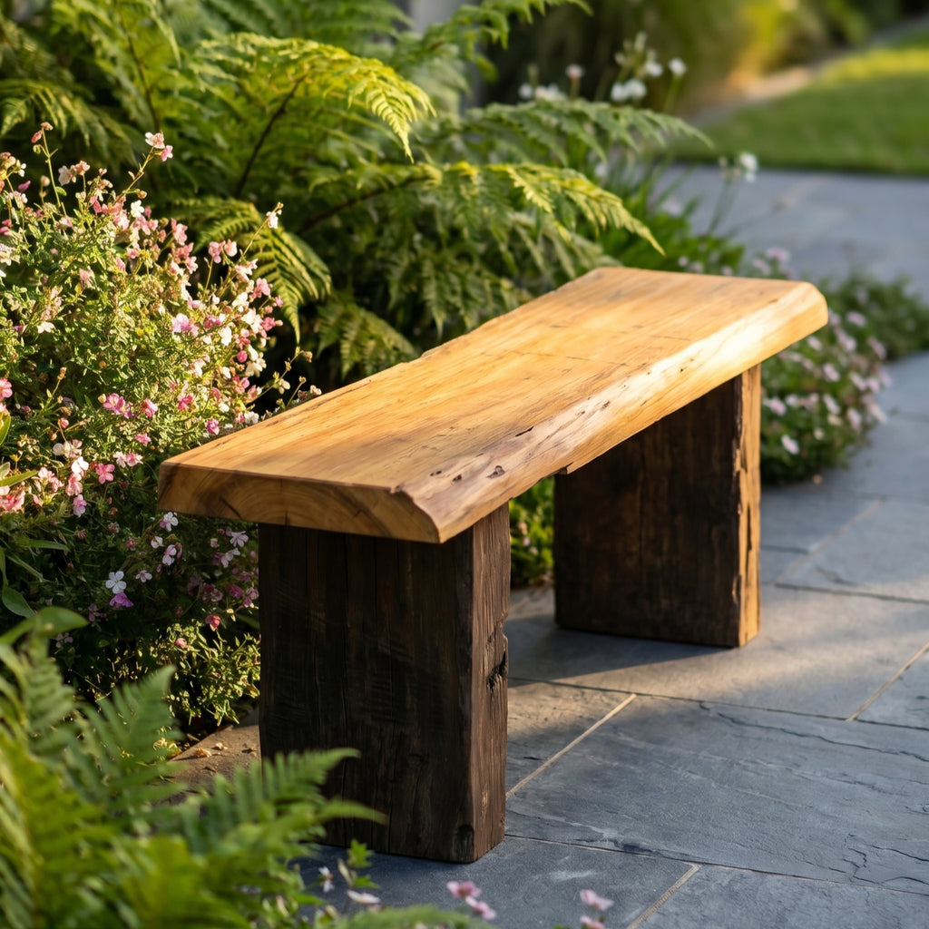 Simple Oak Bench - Inwood Solutions