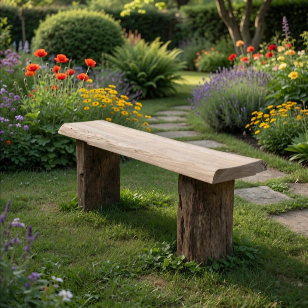 Simple Oak Bench - Inwood Solutions