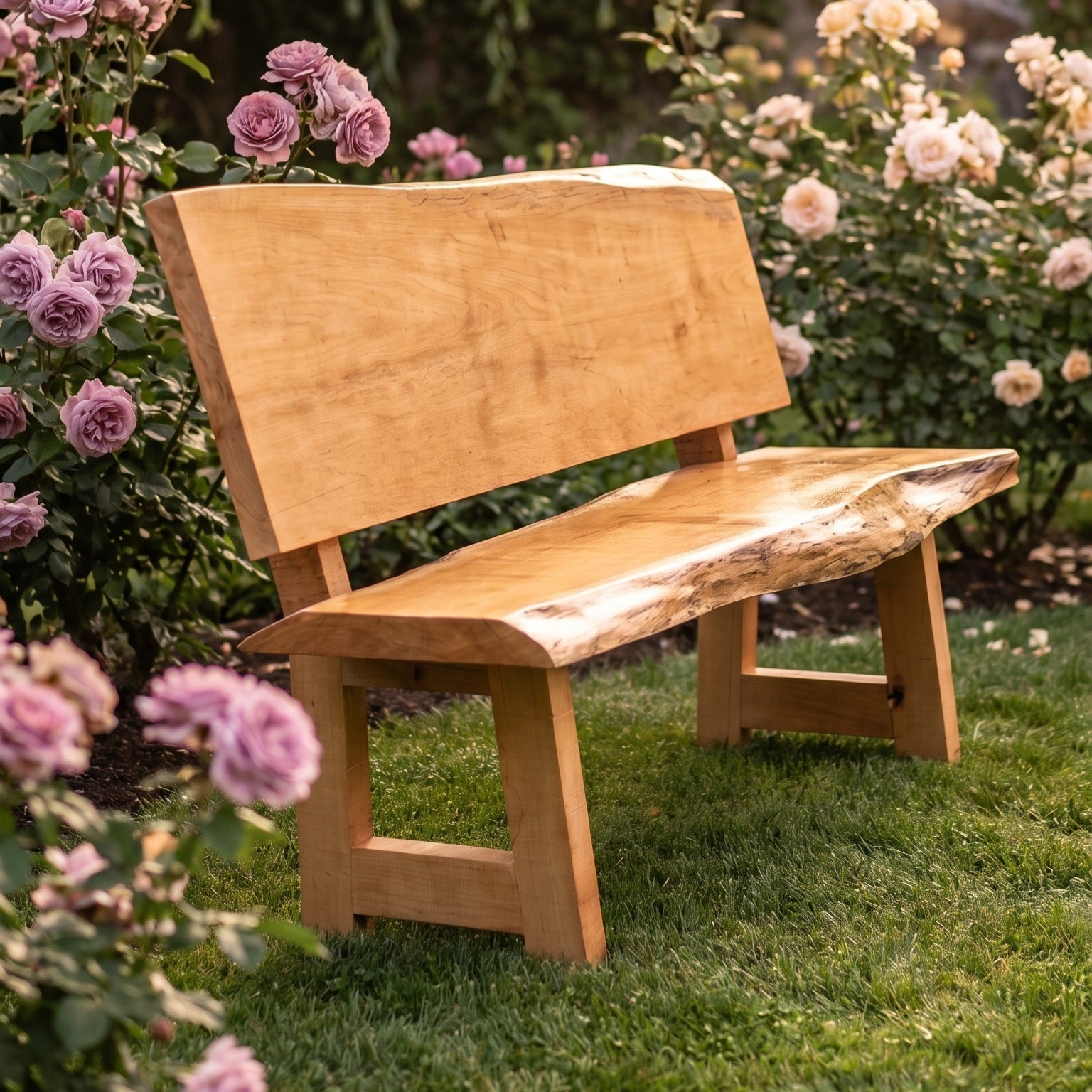 Handcrafted Macrocarpa Timber Bench - Limited Edition - Inwood Solutions