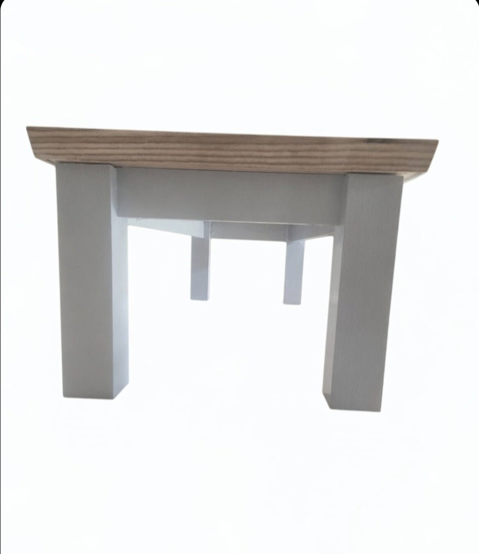 Modern Birch Plywood Coffee Table - Coastal Blue/Natural - Inwood Solutions