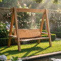 Premium Handcrafted Chunky Live Edge Swing Seat - Limited Edition - Inwood Solutions